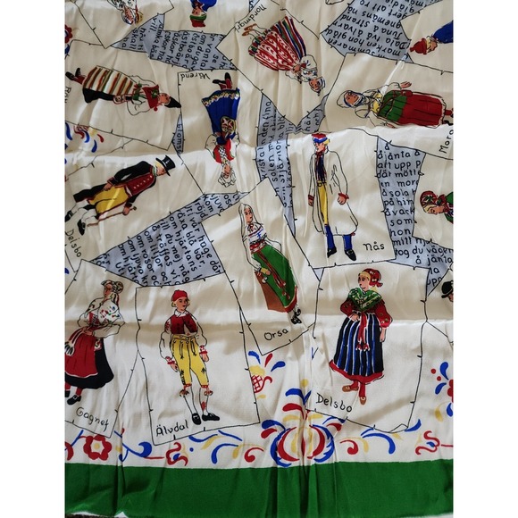 Accessories - Vintage Dutch National Outfits‎ Scarf People Netherlands Holland ??? Story Scarf